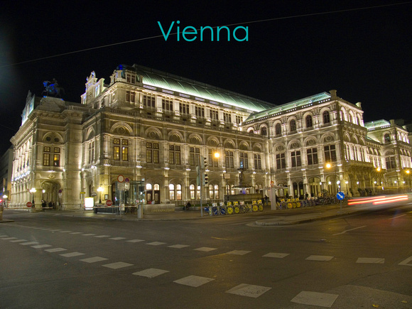 Vienna opera house nite