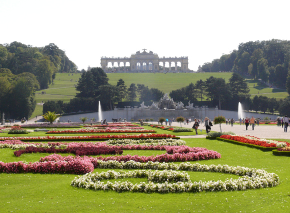 Gardens at Schonbrun Palace Vienna