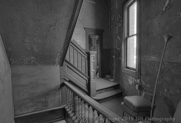 Husler Building, Carnegie, PA-Staircase