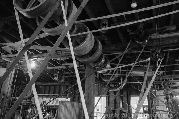 Young Foundry, Rice's Landing, PA- One Engine powered all the machines through pulleys.