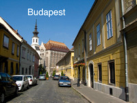 Budapest street scene