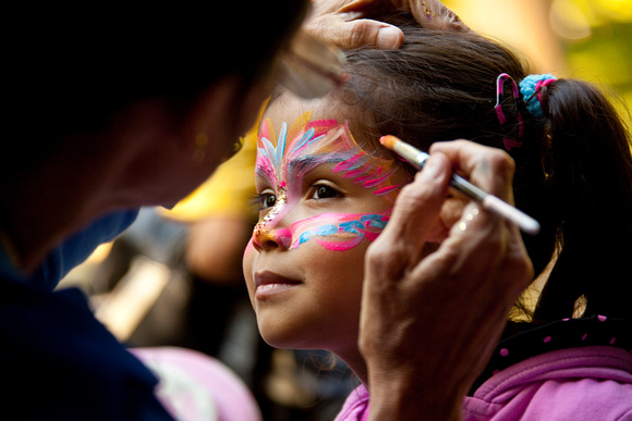 Facepainting in Central Park