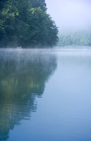 Foggy Lake Reflection