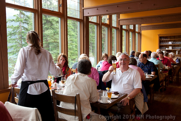 Lunch at Emerald Lake Lodge, Cheers.jpg