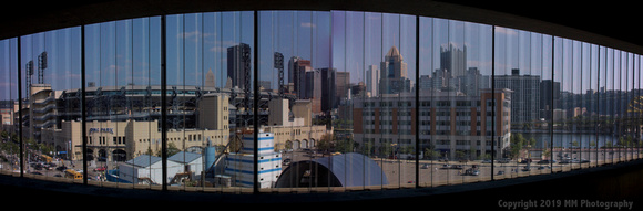 View from Northside Parking Garage Panorama1